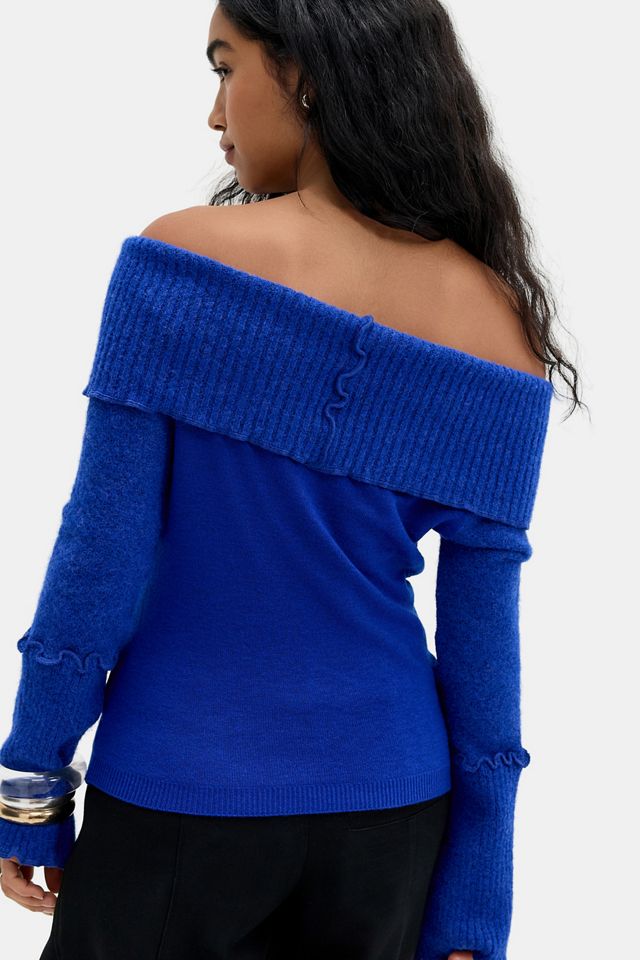 Top de Punto Bardot UO #3