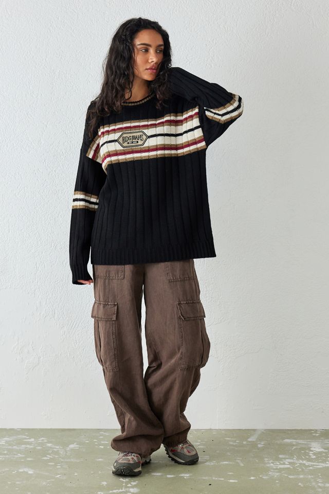 Pull rayé à col rond BDG #2