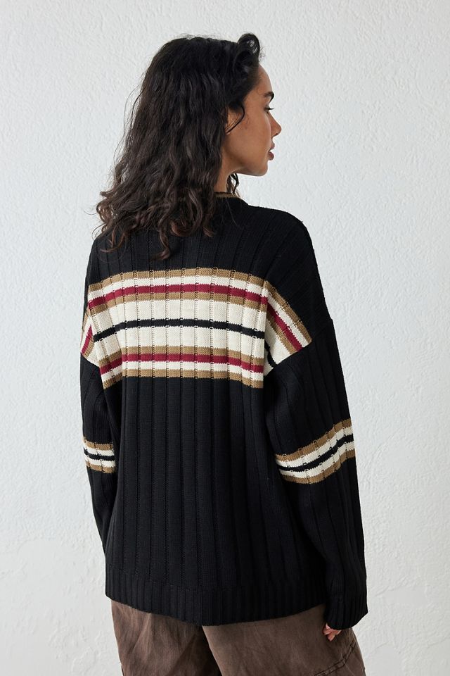 Pull rayé à col rond BDG #3