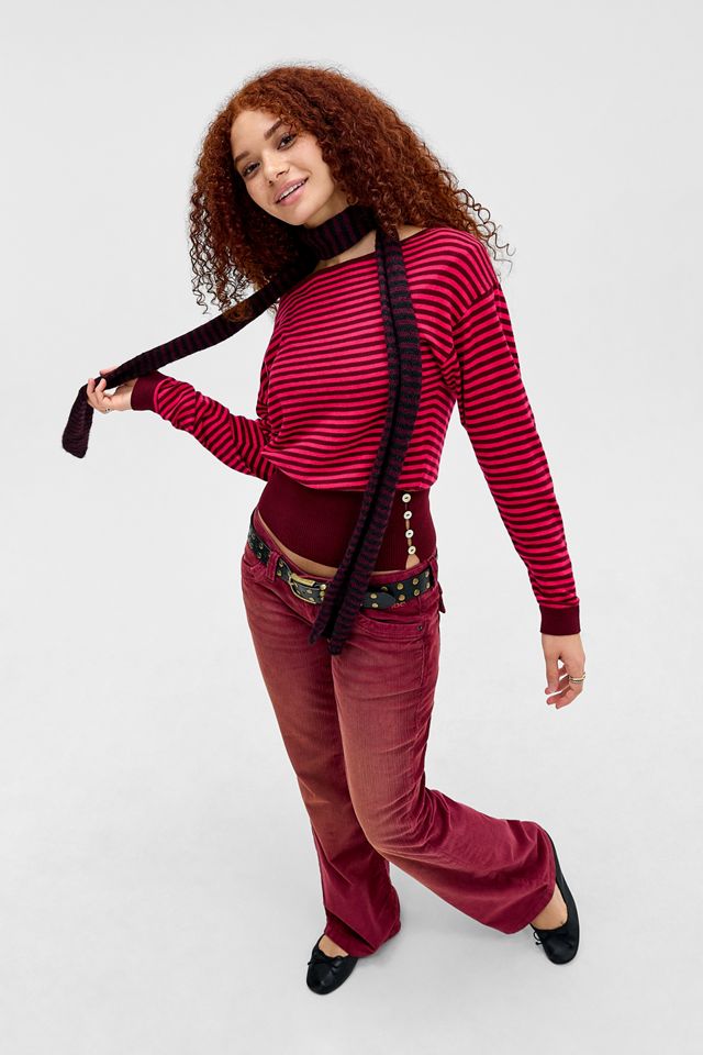 UO Shay Off-Shoulder Long Sleeve Knit Top #1