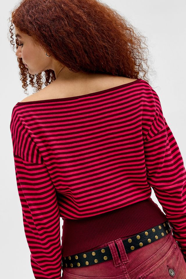 UO Shay Off-Shoulder Long Sleeve Knit Top #3