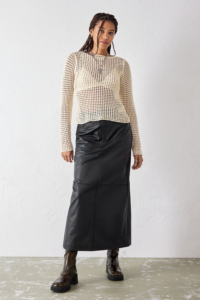 UO Lattice Knit Jersey de manga larga  #2