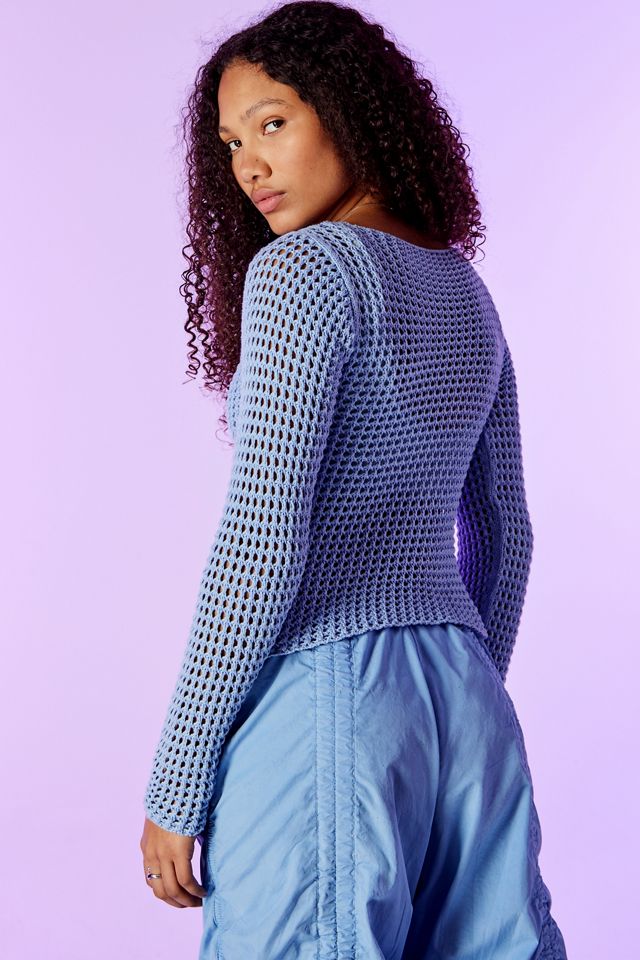 iets frans... Long Sleeve Mesh Jumper  #3
