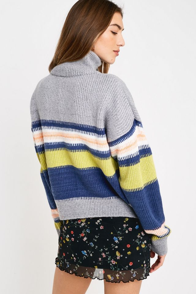 Urban Outfitters – Colour-Block-Pullover mit kurzem Reißverschluss #3