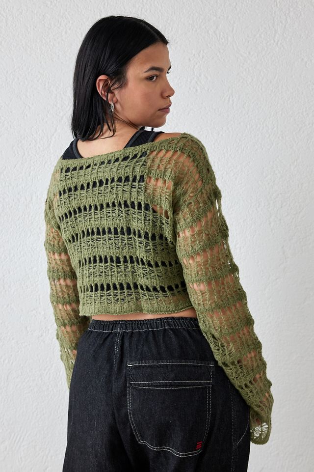 UO - Boléro en maille toile d'araignée filée  #6