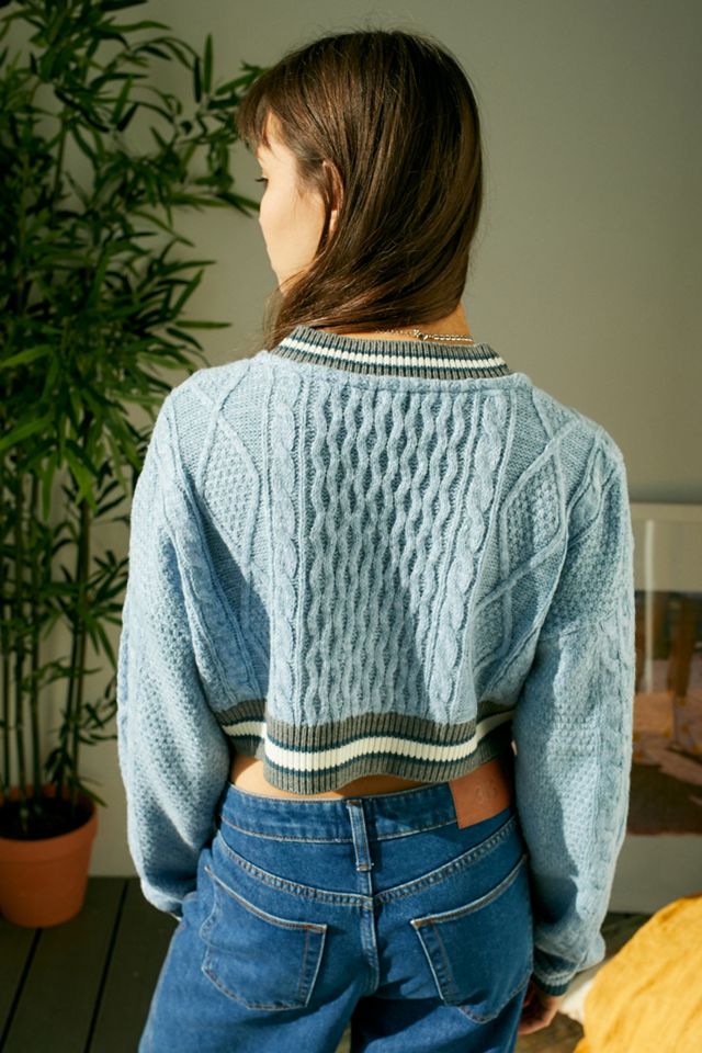 BDG Cricket Cropped Cardigan #2