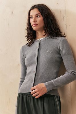 iets frans... Compact Crew Neck Cardigan