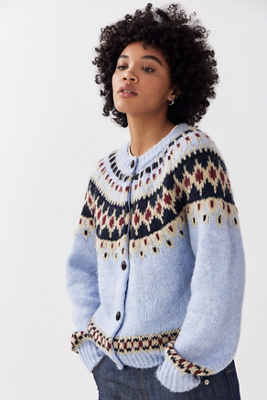 BDG Fairisle Knit Cardigan Product Page