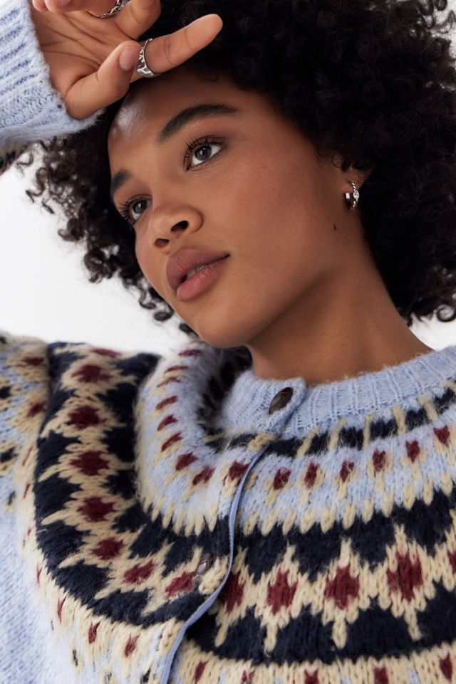 Cardigan in Maglia Fairisle BDG #2