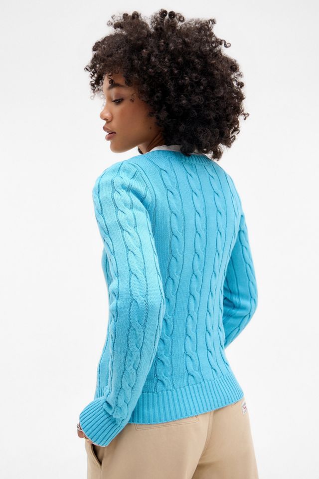 iets frans... Blaire V-Ausschnitt Zopfmuster Pullover #5
