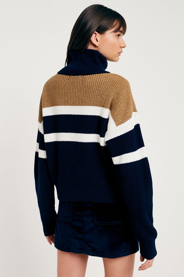 Urban Outfitters Fisherman Stripe Imbuto Collo Mezza Zip Fisherman #3