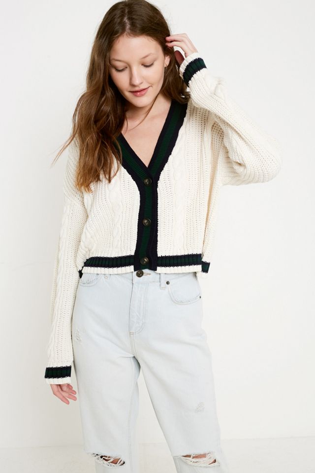 UO Cricket Cable-Knit Cardigan #2