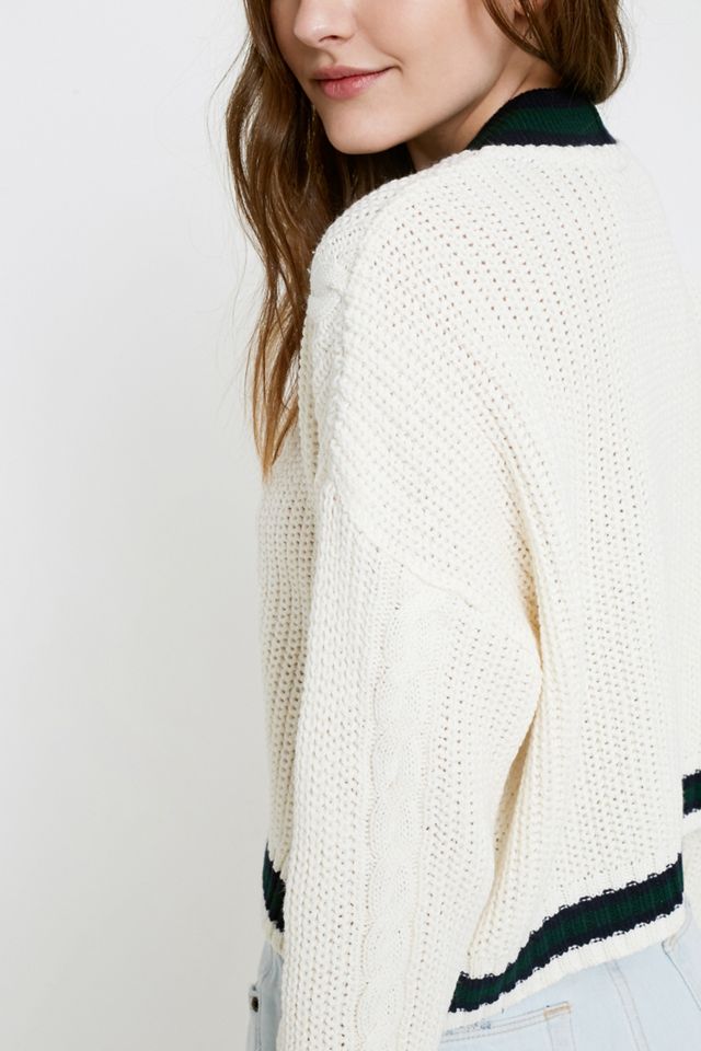 UO Cricket Cable-Knit Cardigan #4