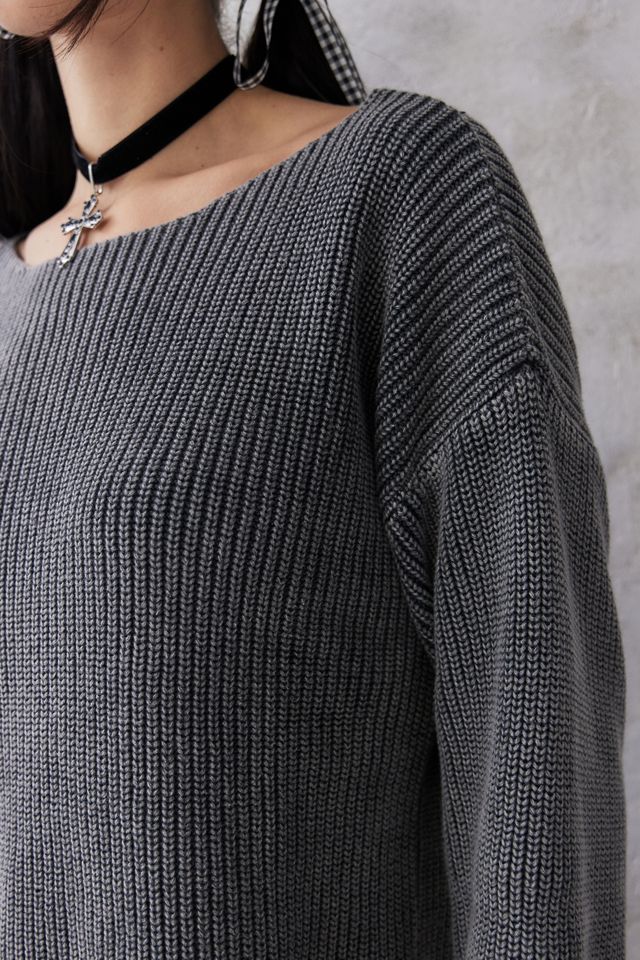 UO Acid Wash Boyfriend Jumper | Urban Outfitters UK