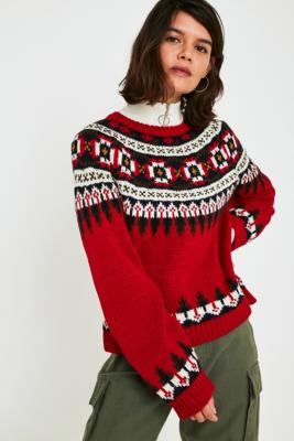 UO Henry Fairisle Jumper | Urban Outfitters UK