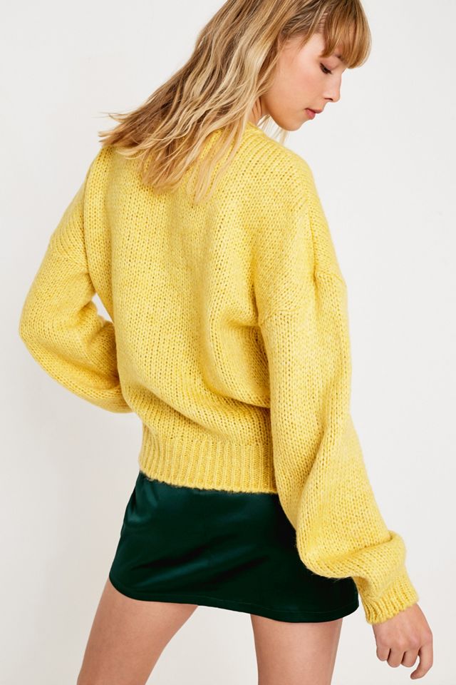 UO Balloon Sleeve Crew Neck Jumper #1