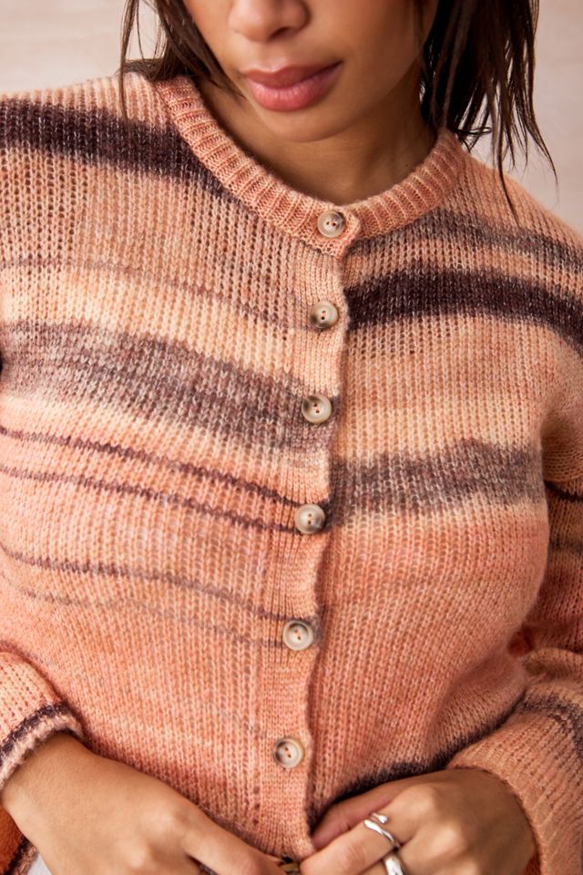 UO Space-Dye Cropped Cardigan #2