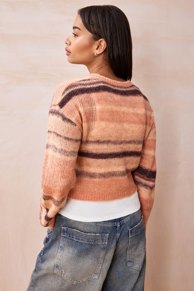 UO Space-Dye Cropped Cardigan #3