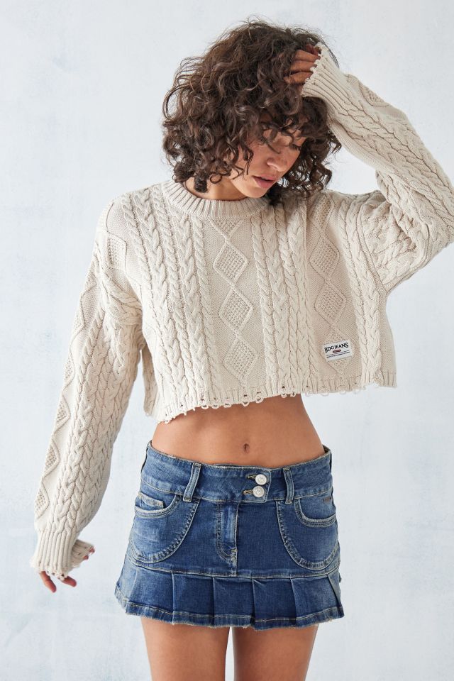 Crop twist outlet jumper