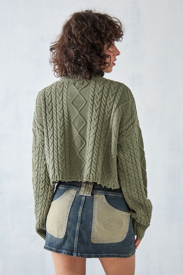 Pull court torsadé en maille câblée Tabby BDG #3