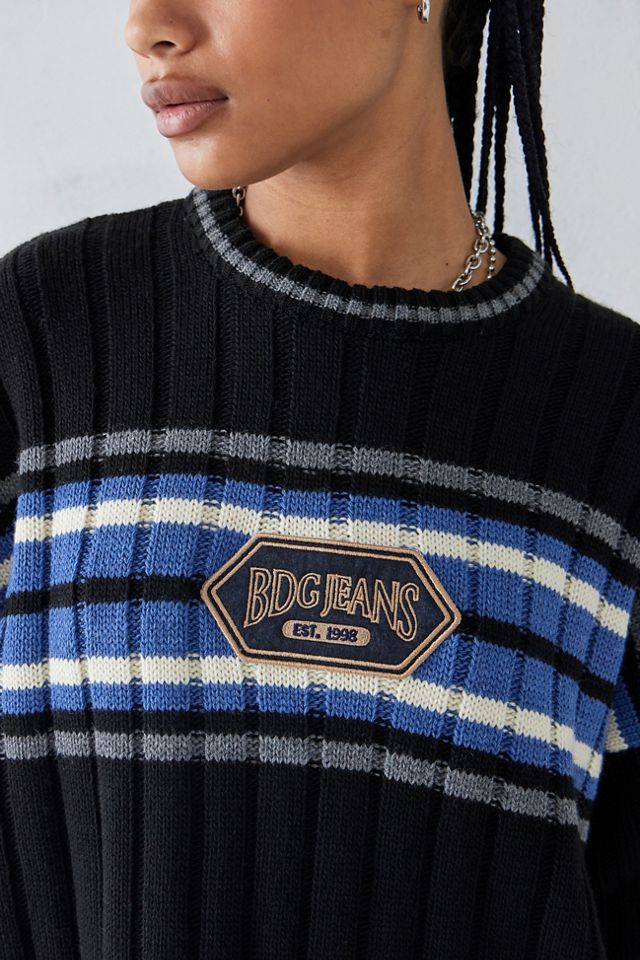 BDG Striped Knit Boyfriend Jumper  #2