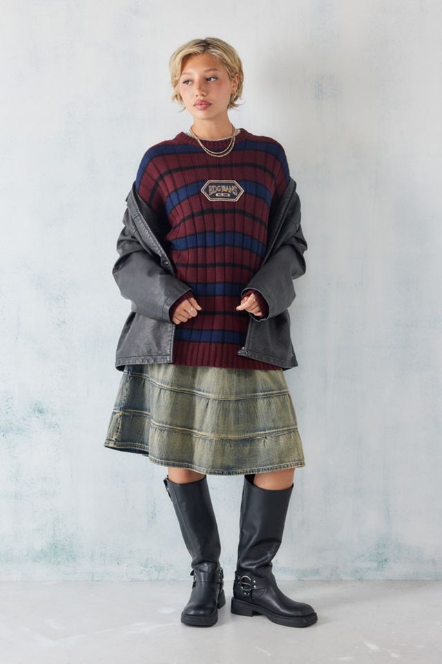 BDG Striped Knit Boyfriend Jumper #2