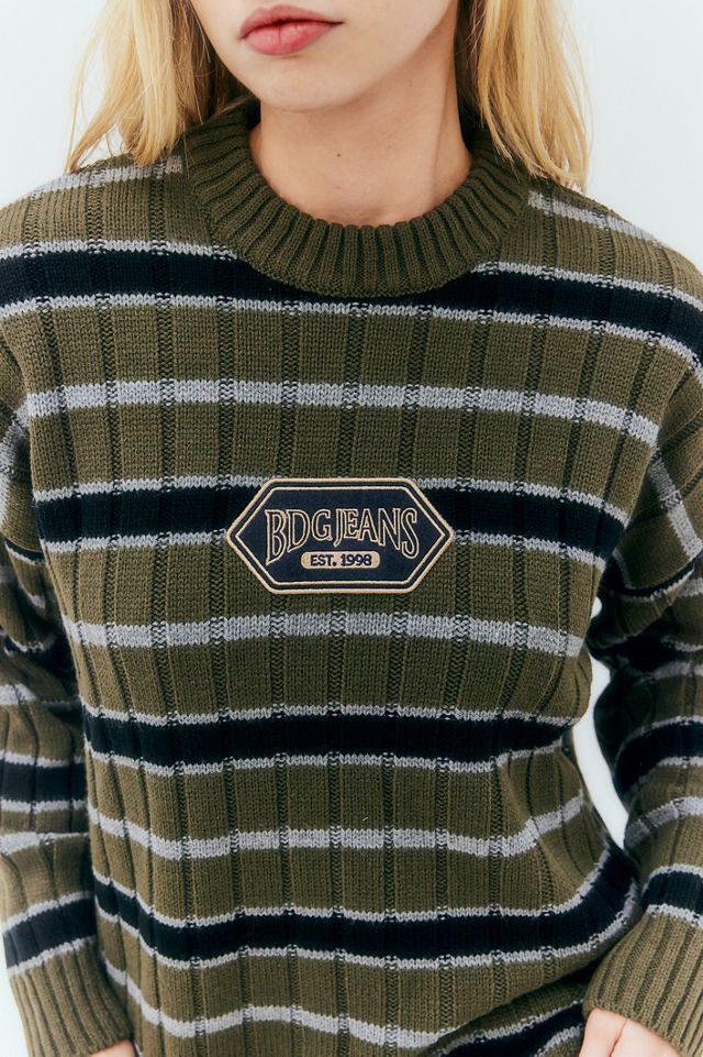 BDG Striped Knit Boyfriend Jumper #2
