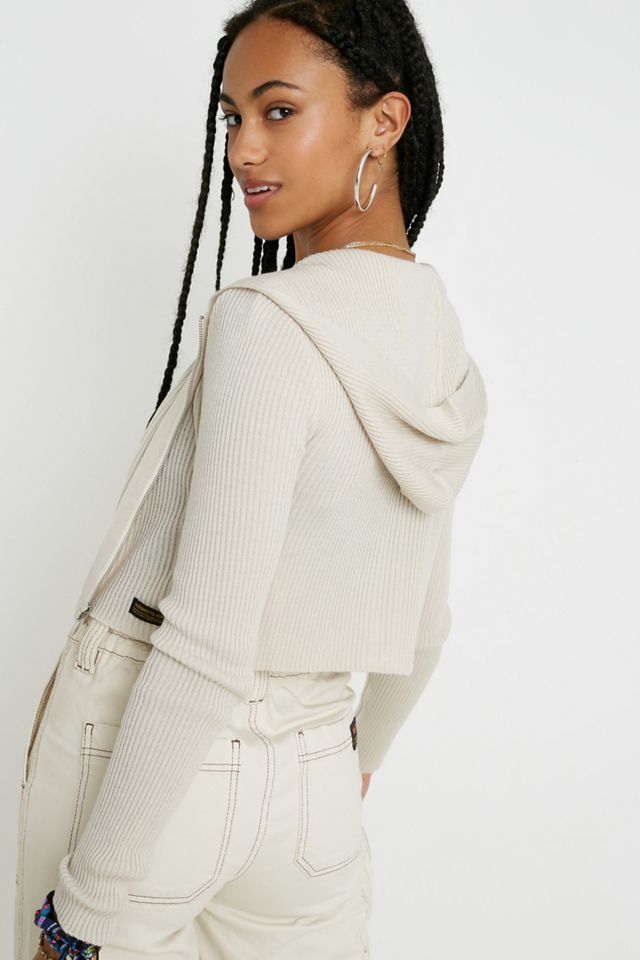 UO - Sweat à capuche court zippé  #1