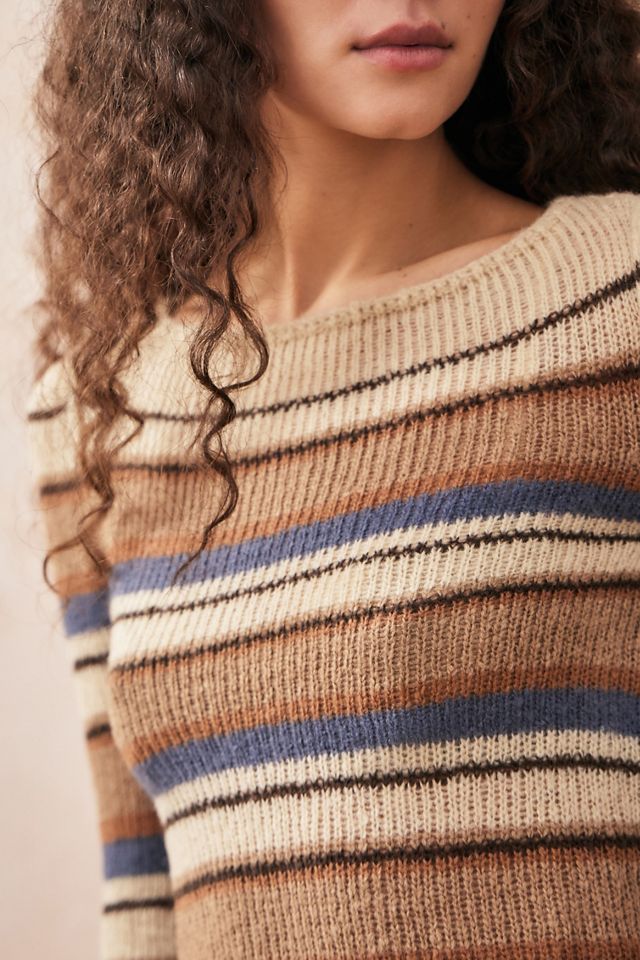 UO Striped Knit Long Sleeve Top #2