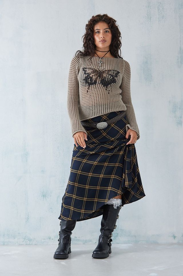 UO Butterfly Lattice Knit Long Sleeve Jumper #2