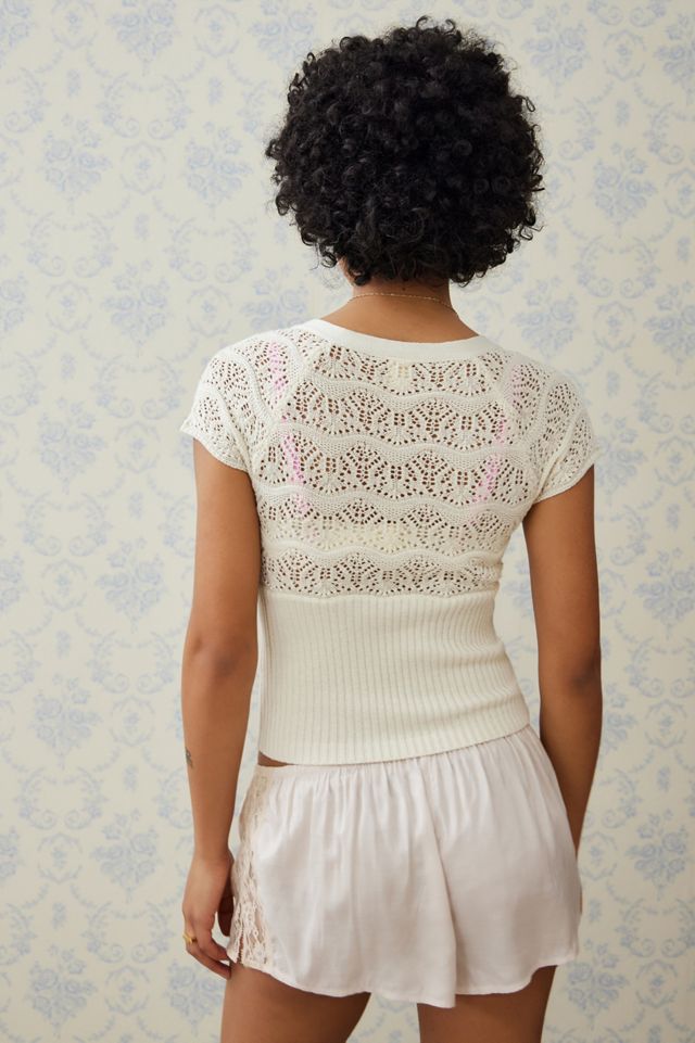 Kimchi Blue Rosario Pointelle Top #3
