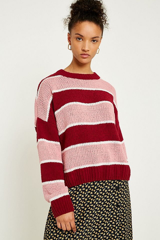 UO Striped Chenille Jumper | Urban Outfitters UK