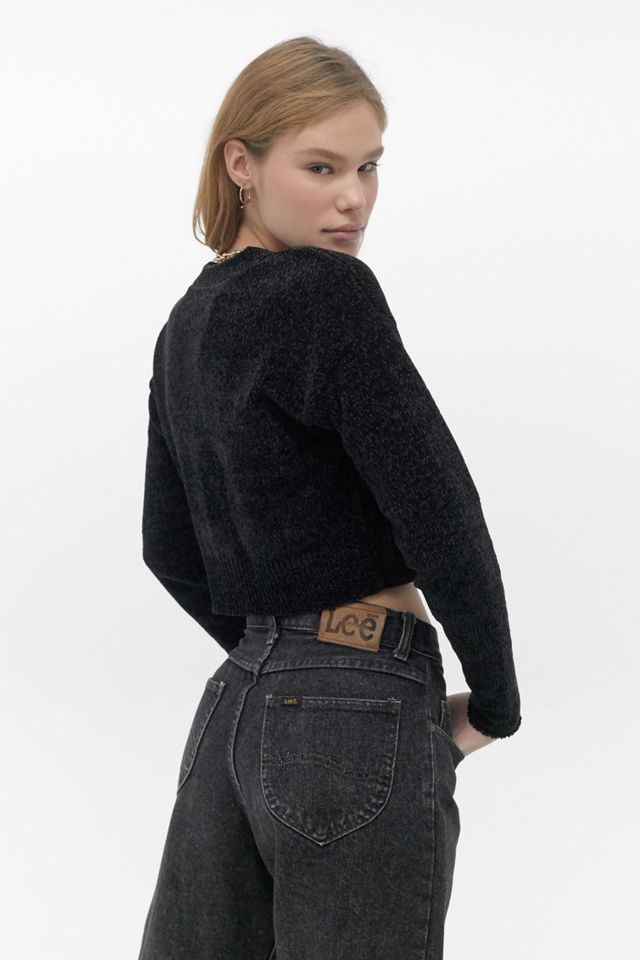 UO Honey Plush Cropped Cardigan #3