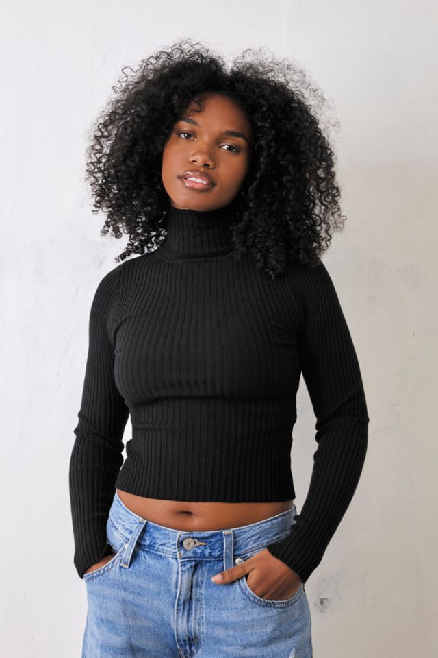 Turtle neck crop on sale jumper