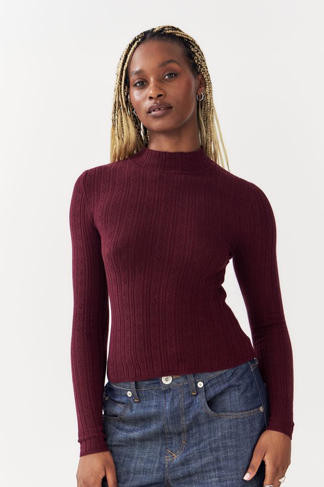 UO Pointelle Funnel Top #1