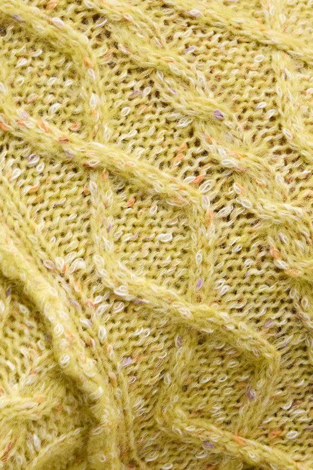 Kimchi Blue Rowe Slash Cable Knit Jumper #1