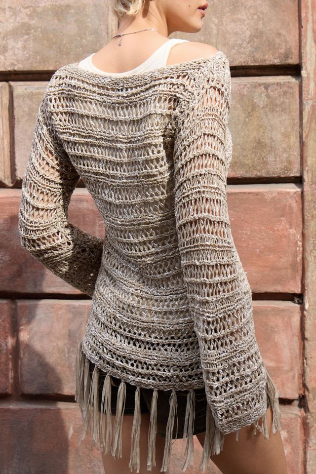 Top con Flecos y Costuras BDG #3