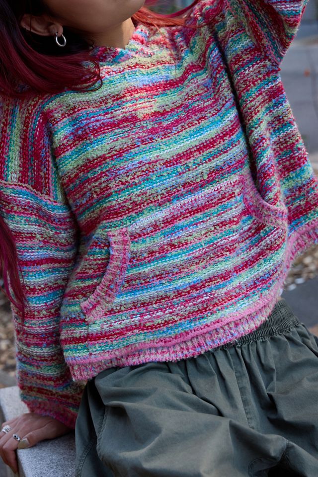 Felpa con Cappuccio UO in Bouclé Spacedye #2