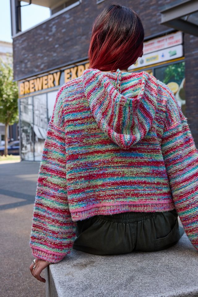 Felpa con Cappuccio UO in Bouclé Spacedye #3