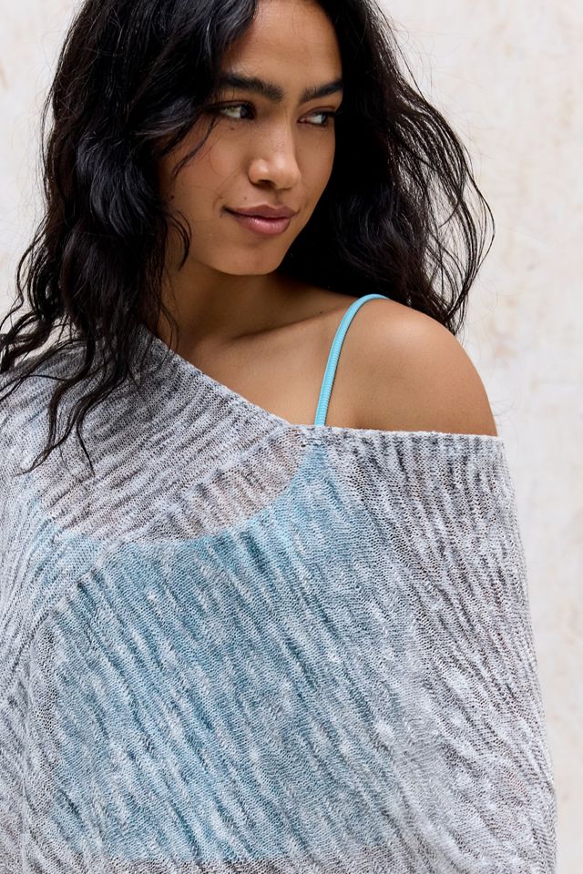 UO Spacedye Knit Cape #2