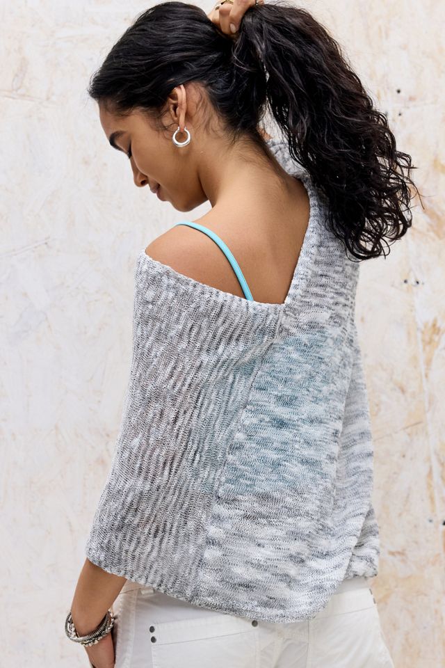 UO Spacedye Knit Cape #5