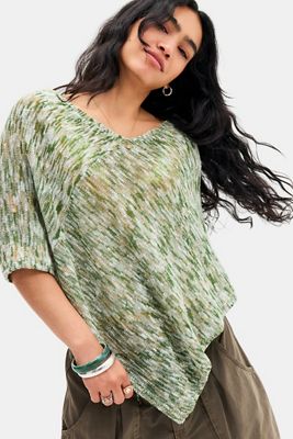 UO Spacedye Knit Cape