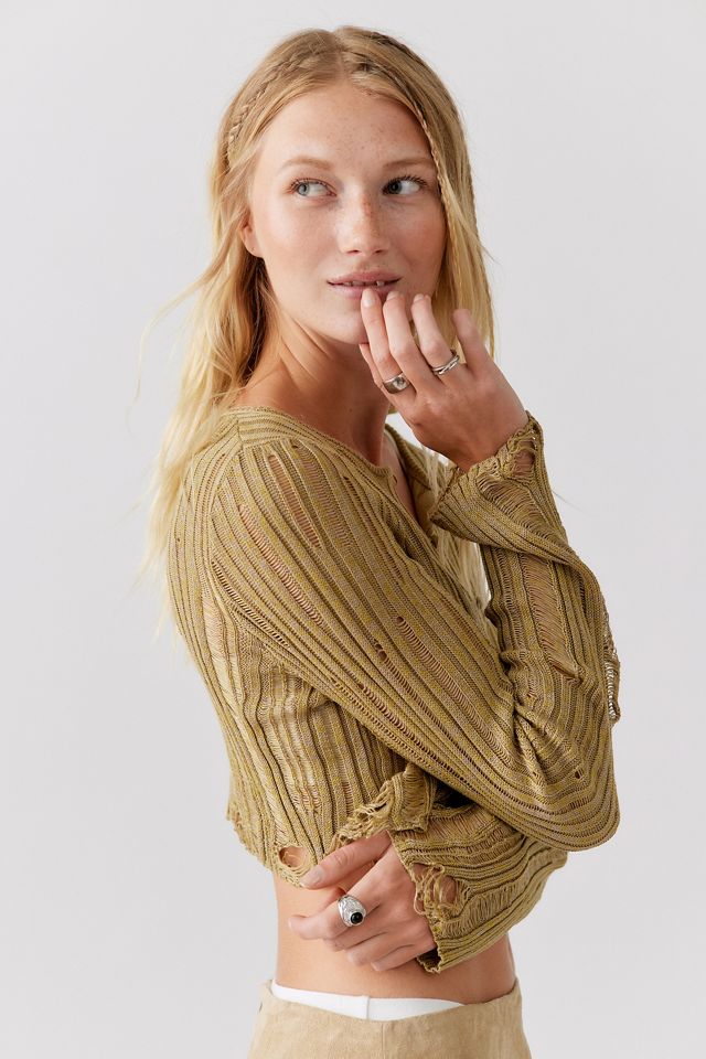 Cardigan Corto con Scalature UO Gracie #3