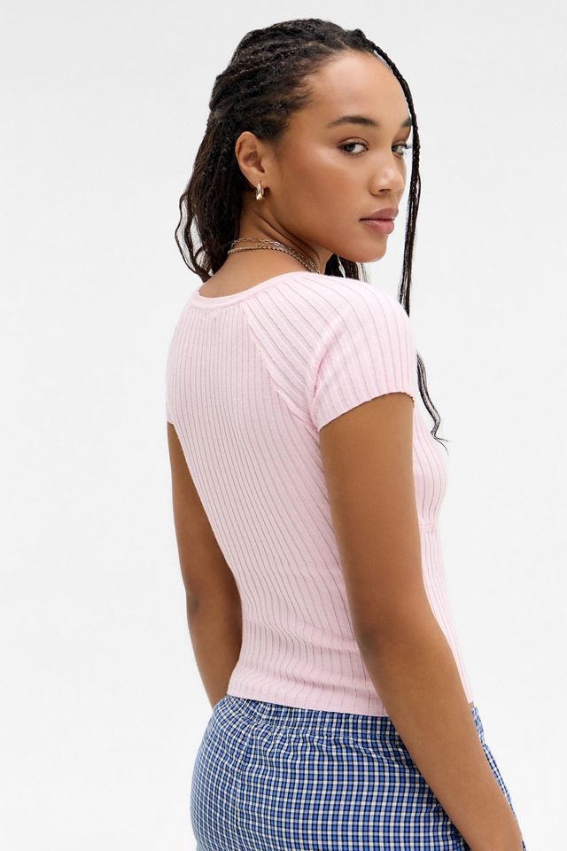 UO Surplice Short Sleeve Top #3