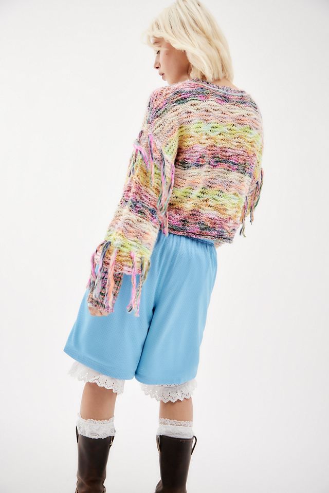 UO Space-Dye Tassel Jumper #3