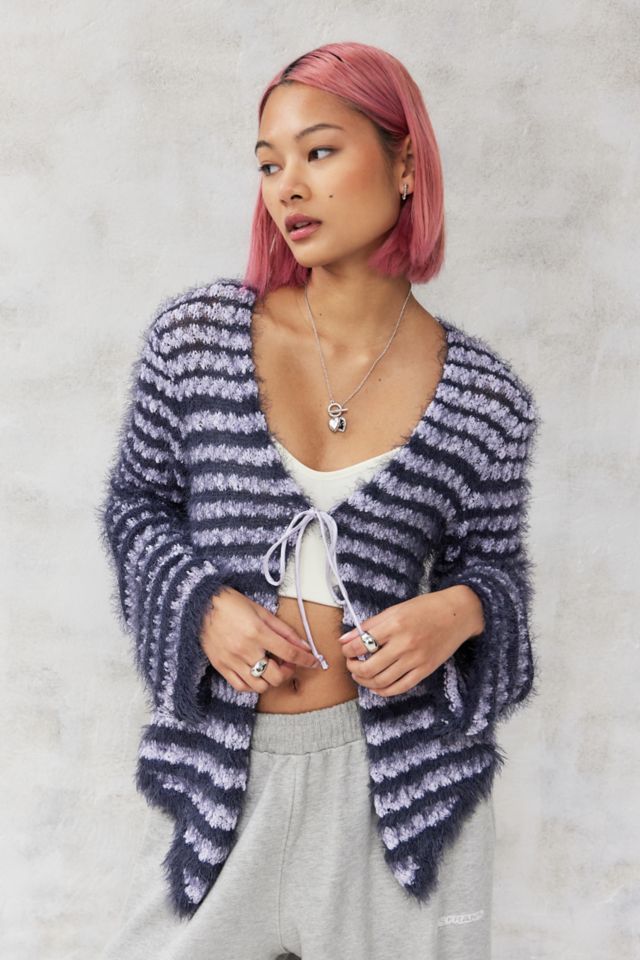 Eyelash knit outlet cardigan