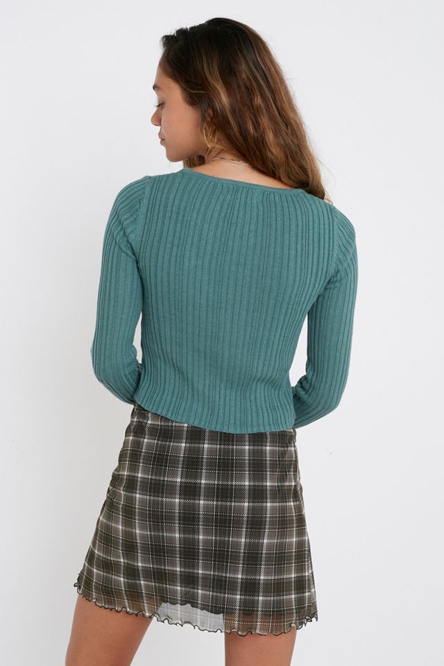 UO - Gilet court Julie côtelé à crochets #3