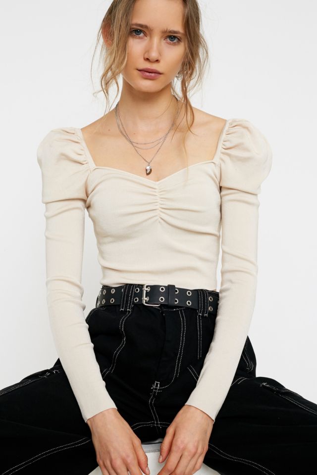UO Puff Sleeve Top | Urban Outfitters UK