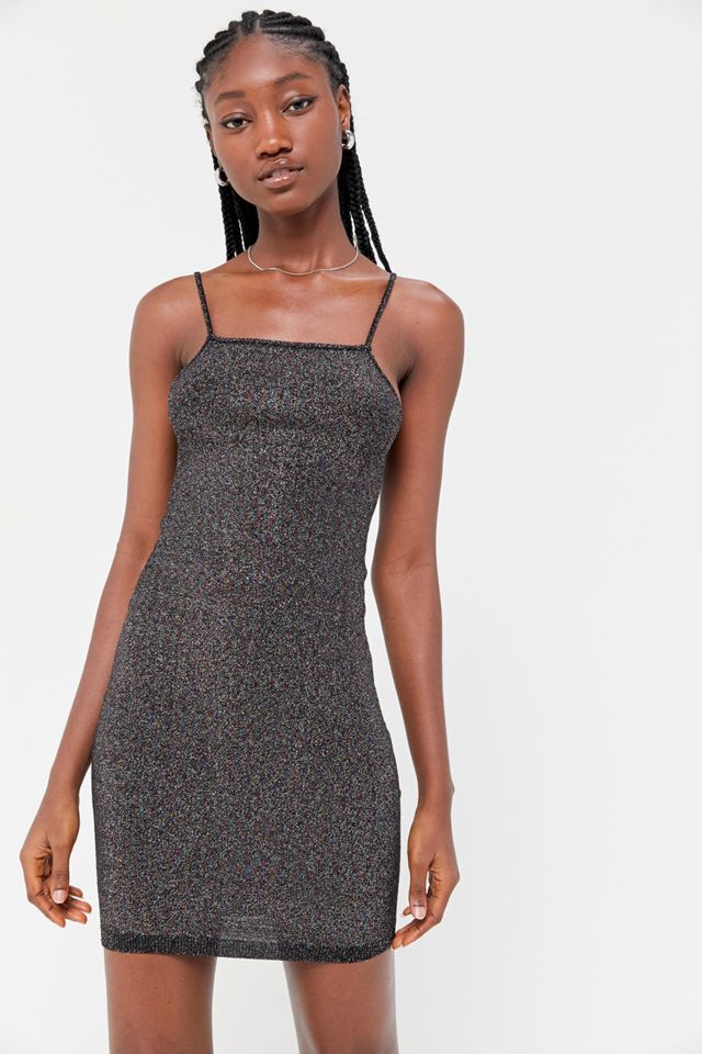 UO Simone Sparkly Bodycon Mini Dress