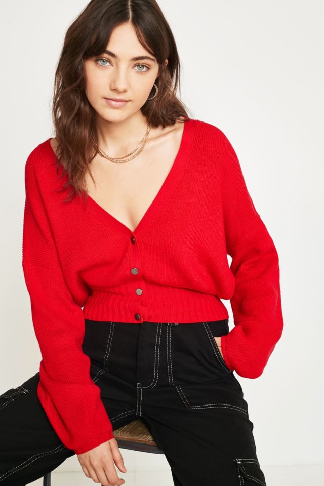 Urban Outfitters Cardigan Nikki mit Druckkn pfen Urban